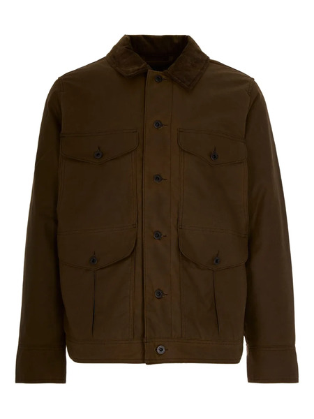  Filson Corduroy Collar Pocket Jacket - Brown 