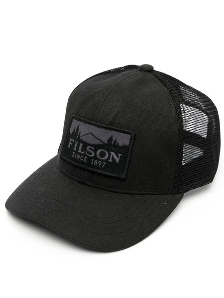  Filson Logger Logo-patch Cap - Black 