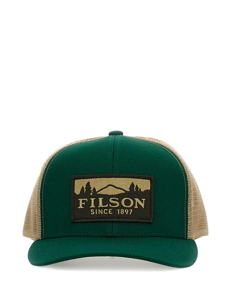  Filson Logo-patch Baseball Cap - Green 