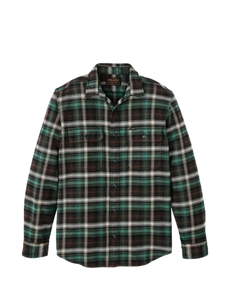  Filson Plaid-pattern Chest-pocket Shirt - Brown 