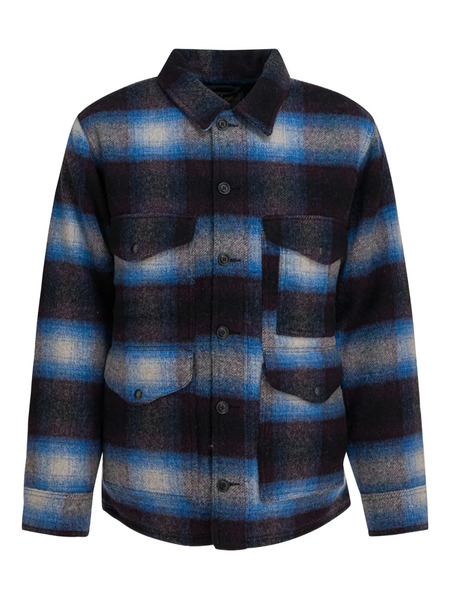  Filson Plaid-pattern Coat - Blue 