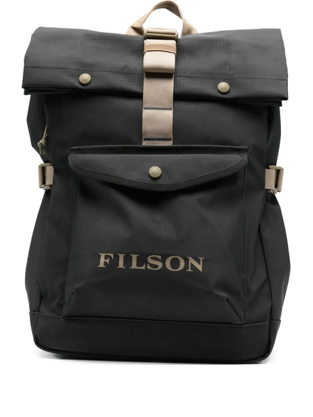  Filson Scout Roll-top Buckle Backpack - Black 