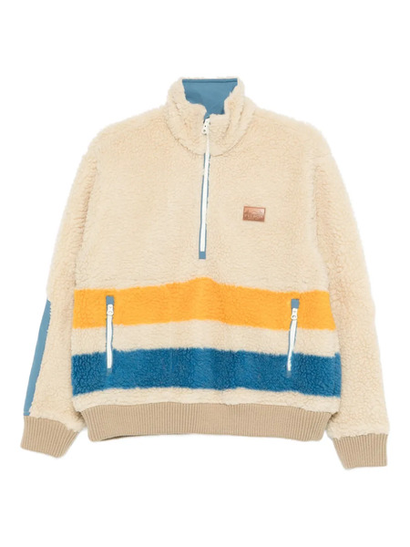  Filson Stripe-detail Half-zip Jumper - Neutrals 
