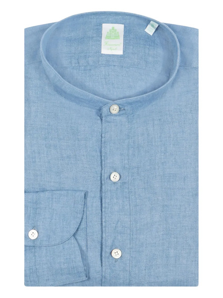  Finamore 1925 Napoli Buttoned Shirt - Blue 