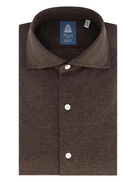  Finamore 1925 Napoli Buttoned Shirt - Brown 