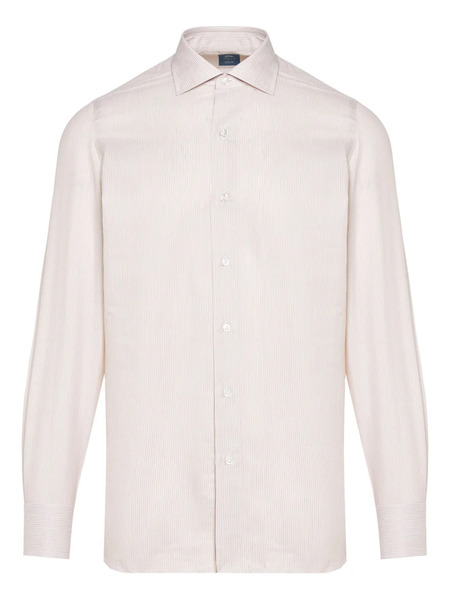  Finamore 1925 Napoli Striped Shirt - Neutrals 