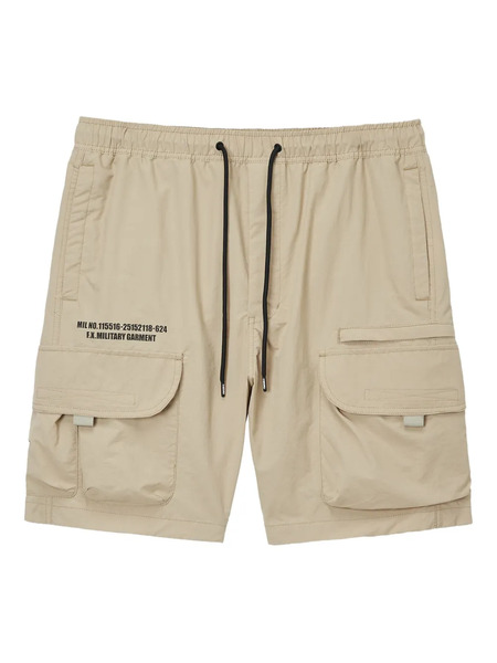 Fingercroxx Drawstring-fastening Cargo Shorts - Neutrals 