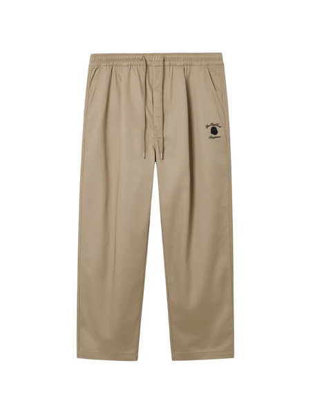  Fingercroxx Drawstring Logo-patch Trousers - Neutrals 