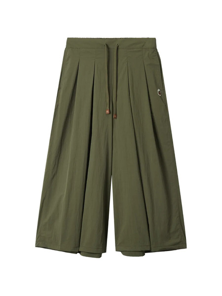  Fingercroxx Drawstring Pleated Trousers - Green 