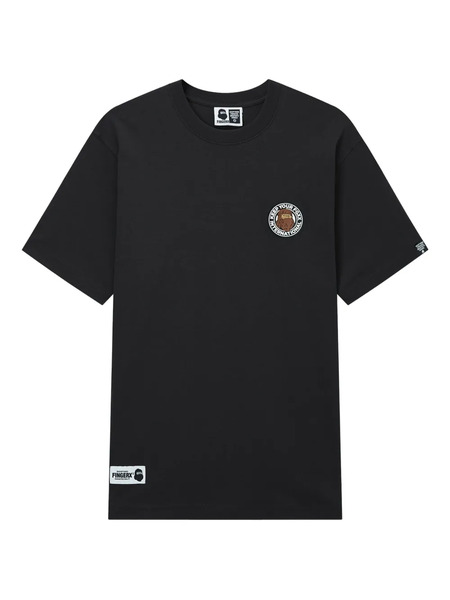  Fingercroxx Embroidered-logo T-shirt - Black 
