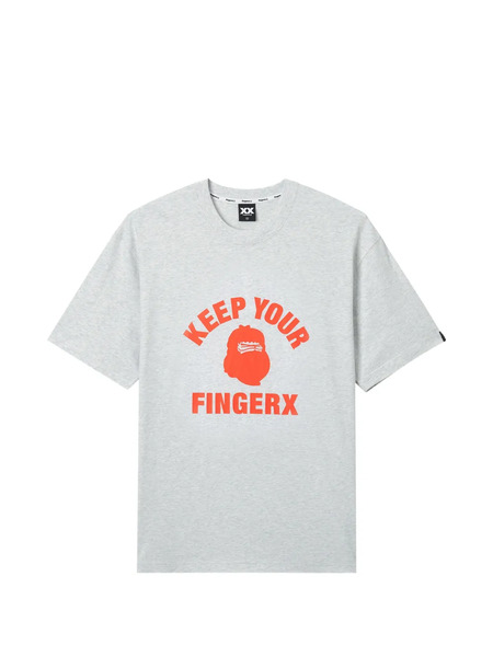  Fingercroxx Graphic T-shirt - Grey 