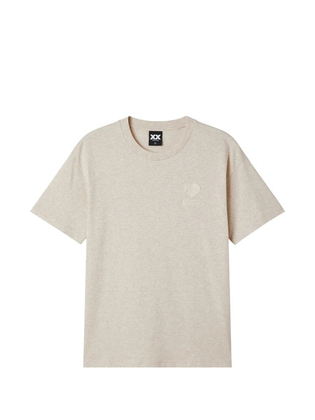  Fingercroxx Heart-logo-patch T-shirt - Neutrals 