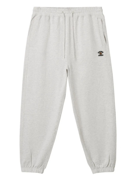  Fingercroxx Logo-patch Cuffed Sweatpants - Grey 