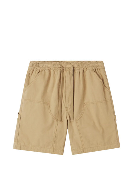  Fingercroxx Patch Pocket Drawstring Shorts - Neutrals 