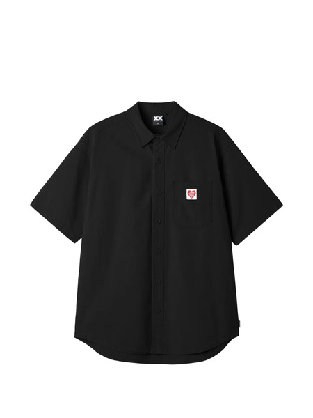 Fingercroxx Patch-pocket Shirt - Black 