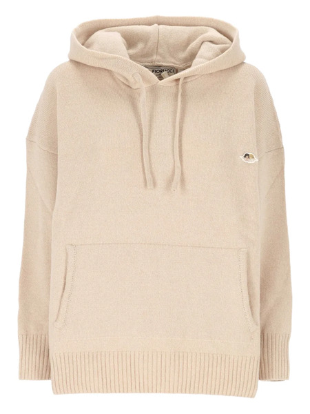  Fiorucci Angel-embroidered Hoodie - Neutrals 