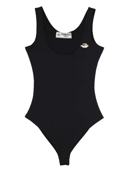  Fiorucci Angels-patch Bodysuit - Black 