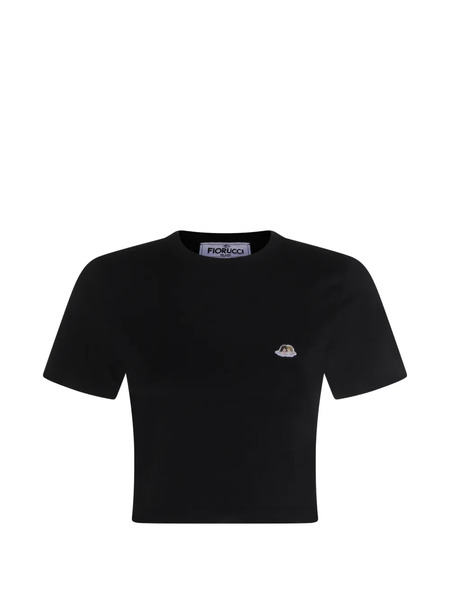  Fiorucci Angels-patch T-shirt - Black 