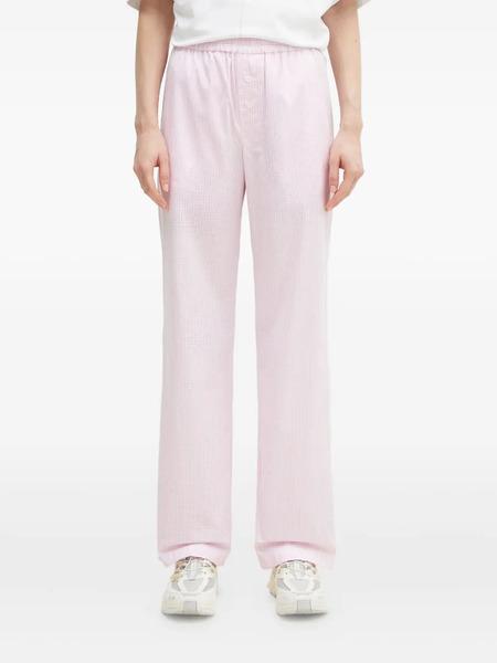 Fiorucci Gingham-check Trousers - Pink 