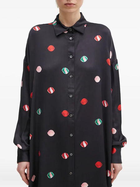  Fiorucci Graphic-print Shirt - Black 