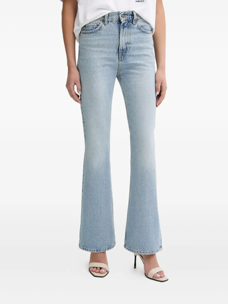  Fiorucci Heart-detail Flared Jeans - Blue 