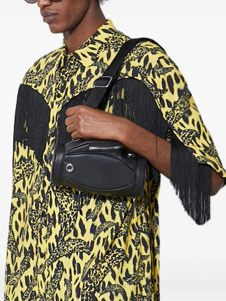  Fiorucci Leopard-print Fringe Shirt - Yellow 