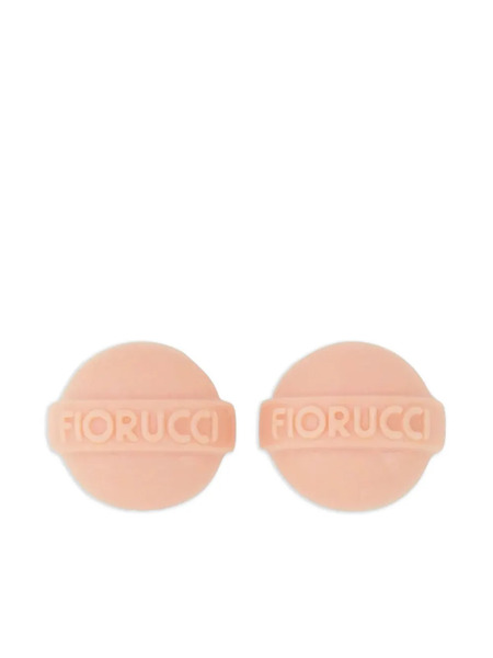  Fiorucci Logo Stud Earrings - Pink 