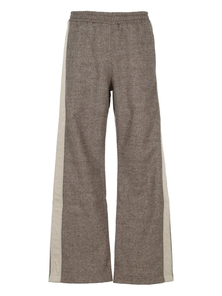  Fiorucci Side-stripe Trousers - Brown 