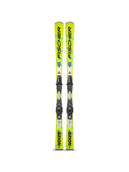 Fischer Rc4 Noize St Triangle-patterned Skis - Yellow 
