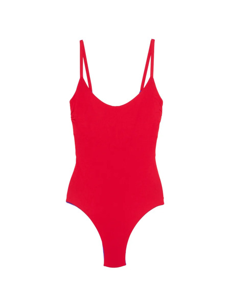  Fisico Crew-neck Swimsuit - Red 