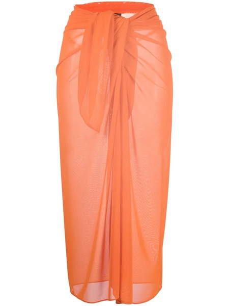  Fisico Draped Tie Sarong - Orange 