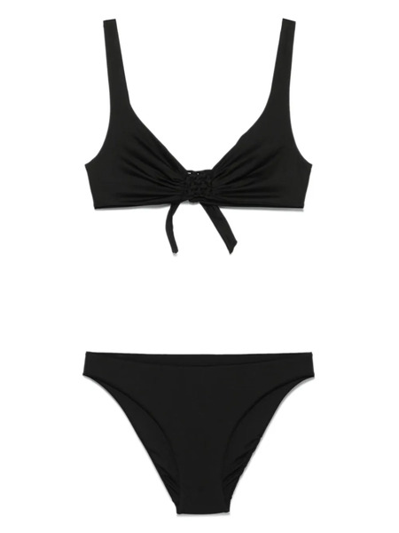  Fisico Macramé-detail Bikini - Black 