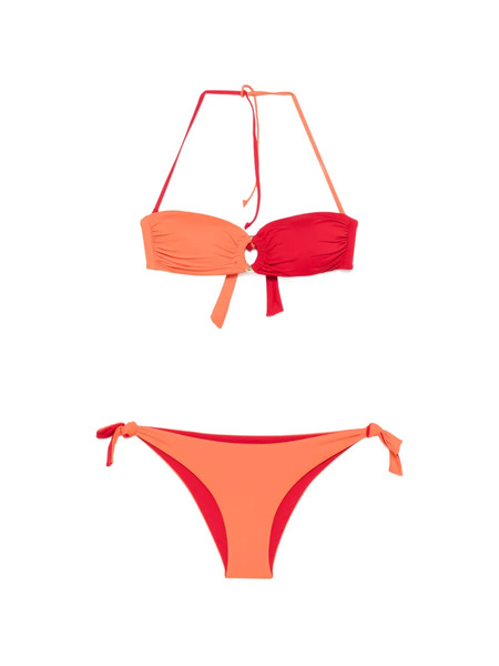  Fisico Ring Tie Bikini - Orange 