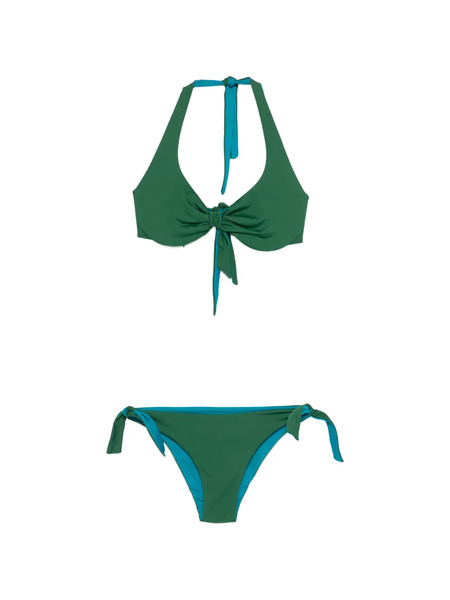 Fisico Tie-detail Bikini - Green 