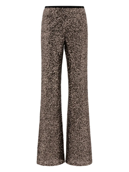  F.it Sequin Trousers - Brown 