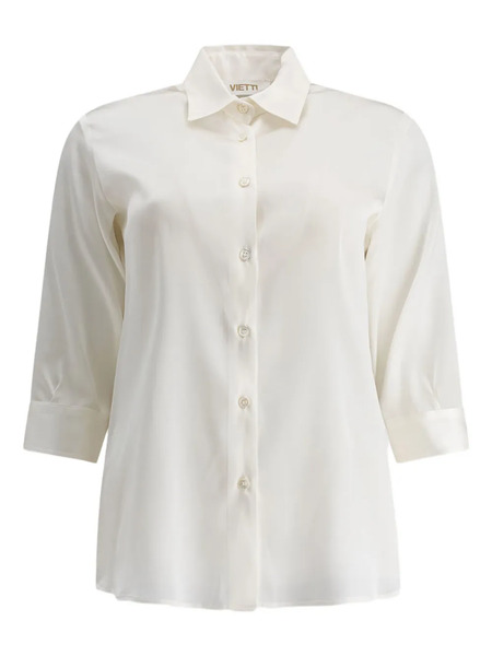  F.it Three-quarter Sleeves Button-down Shirt - Neutrals 