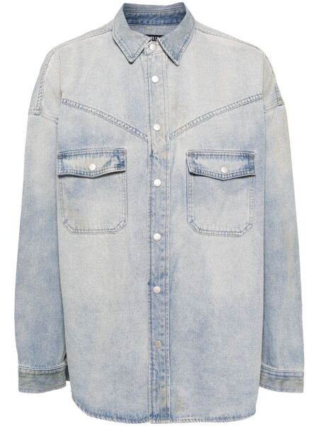  Five Cm Denim Shirt - Blue 