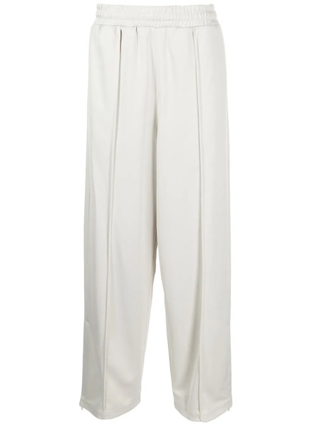  Five Cm Elasticated-waist Straight-leg Trousers - Neutrals 