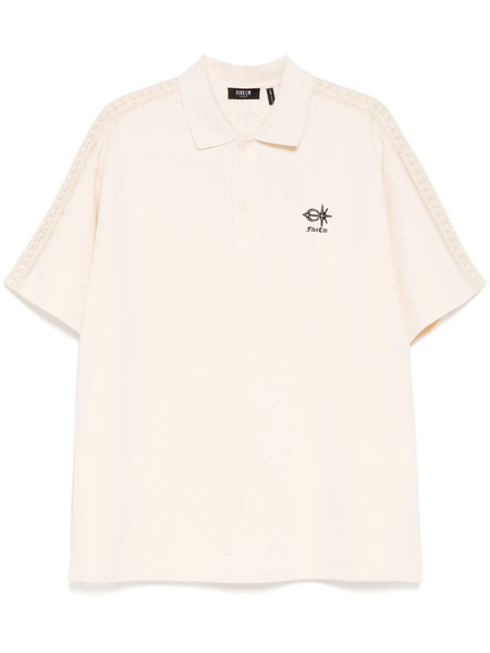  Five Cm Logo-embroidered Polo Shirt - Neutrals 