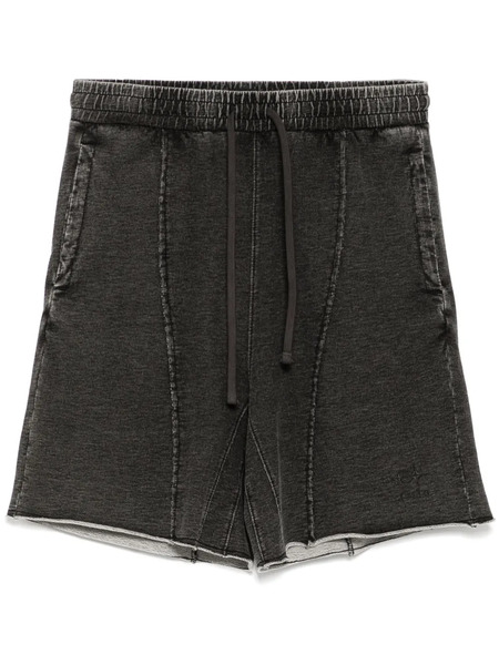  Five Cm Logo-embroidered Shorts - Grey 