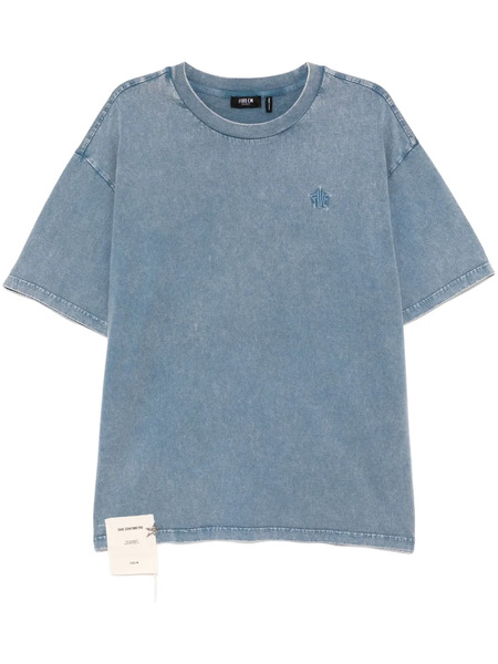  Five Cm Logo Embroidered T-shirt - Blue 