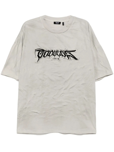  Five Cm Logo-embroidered T-shirt - Grey 