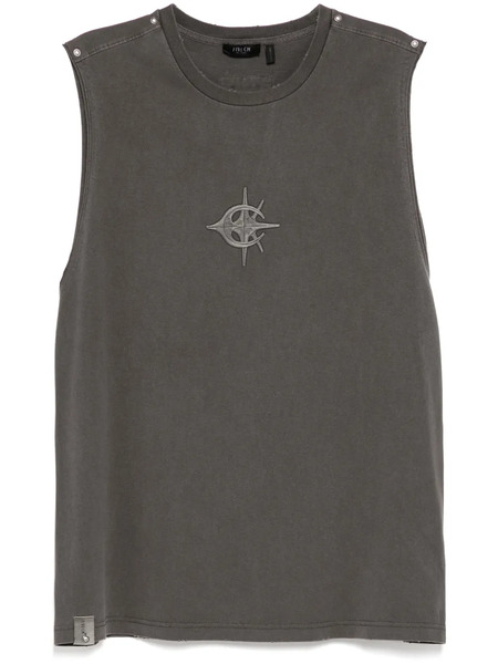 Five Cm Logo-embroidered Vest - Grey 