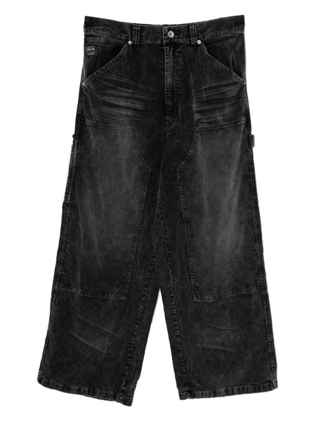  Five Cm Logo-patch Trousers - Black 