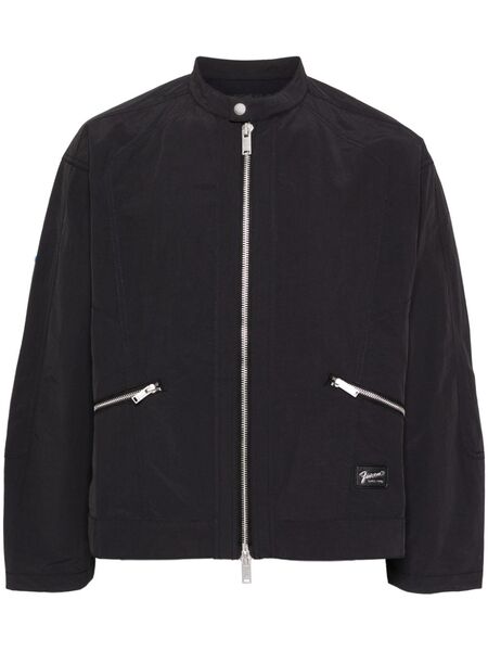  Five Cm Logo-patch Zip-up Jacket - Black 