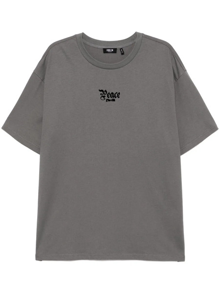  Five Cm Logo Print T-shirt - Grey 