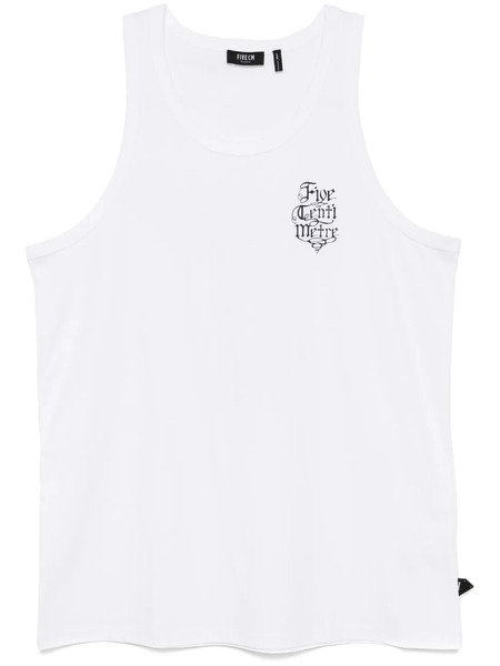  Five Cm Logo-print Vest - White 