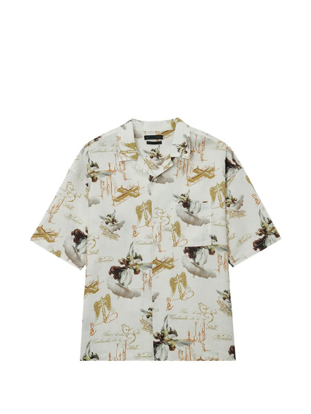  Five Cm Patterned Short-sleeve Shirt - Neutrals 