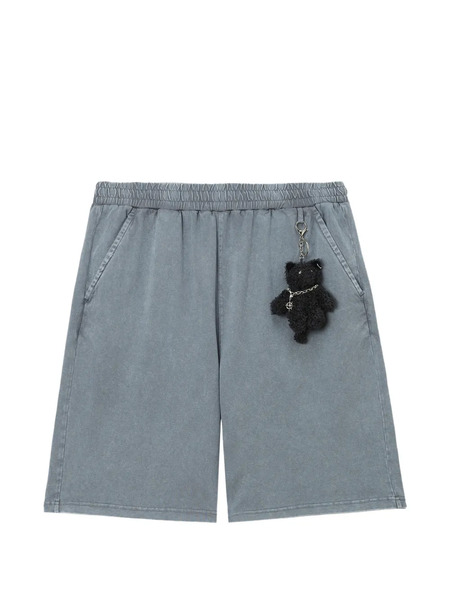  Five Cm Teddy-charm Shorts - Blue 