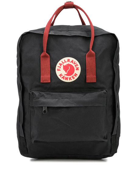  Fjällräven Kanken Logo-patch Backpack - Black 